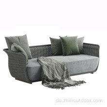 Wicker Sofa Stuhl Set Patio Möbelsofa